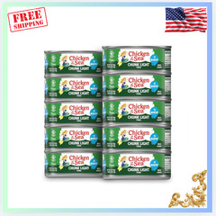 New Wild Caught Chunk Light Tuna 10-Pack 5oz High Protein in Water Ready to Eat