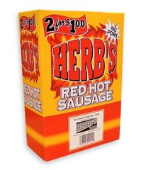 Bulk Herb’s Red Hot Sausage 50ct – Delicious, Budget-Friendly & Flavorful