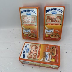 Brunswick Buffalo Chicken Salad W/ Crackers 3 Pack 3oz Bumble Bee Ready To Eat