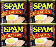 Spam Bacon Luncheon Meat 12 oz ( Pack of 4 )