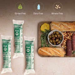 Salami Jalapeno Pork Artisanal, Nitrate-Free, Naturally Cured Lunch Meat, Glu…