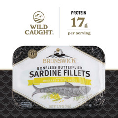 Sardines in Mustard & Dill Sauce, 3.75 Oz Can – Boneless Butterflied