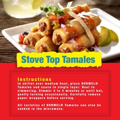 HORMEL Chicken Tamales, Canned Tamales, 15 Oz Pack of 12