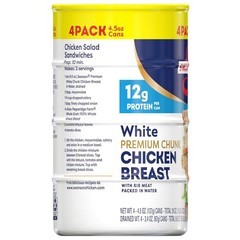 Swanson Chunk Chicken Breast, 4.5 oz Cans – Gluten Free Protein