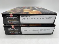 HORMEL BLACK LABEL Thick Cut Bacon, Fully Cooked Bacon, 2 Packs – 6.30 oz. Each