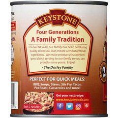 New (2 pack) Keystone All Natural Beef, 28 oz Can