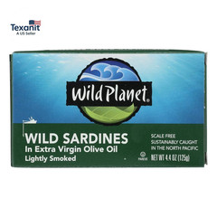 Wild Sardines in Extra Virgin Olive Oil (12X4.375Oz) (Value Bulk Multi-Pack)