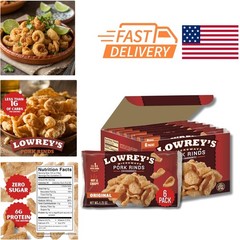 Guilt Free Pork Rinds Flavor 1.75 Ounce Pack of 6 Microwave Snack