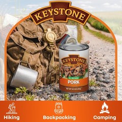 Keystone Meats All Natural Heat and Serve Canned Pork, 14.5 Ounce (Pack of 2)