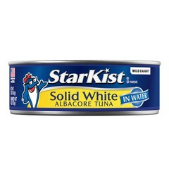 StarKist Solid White Albacore Tuna in Water, 5 oz Can, 5 Ounce (Pack of 4)