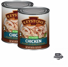 Keystone All Natural Chicken, 28 oz Can (2 Pack)