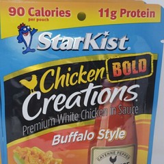 Pack of 12 Starkist Chicken Creations BOLD Buffalo Style Lunch Pouches 2.6oz ea