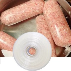 10 Meters Plastic Sausage Casings Storage Packing Tools Width 115mm Inedible