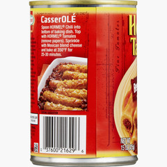 HORMEL Beef Tamales in Chili Sauce, Canned Tamales, Shelf-Stable, 15 oz Steel