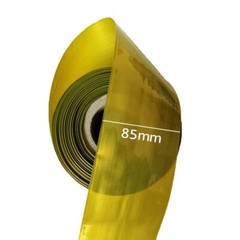 5/3/1Mx85mm Width Plastic Sausage Casings Brown for Salami Shell Maker Inedible