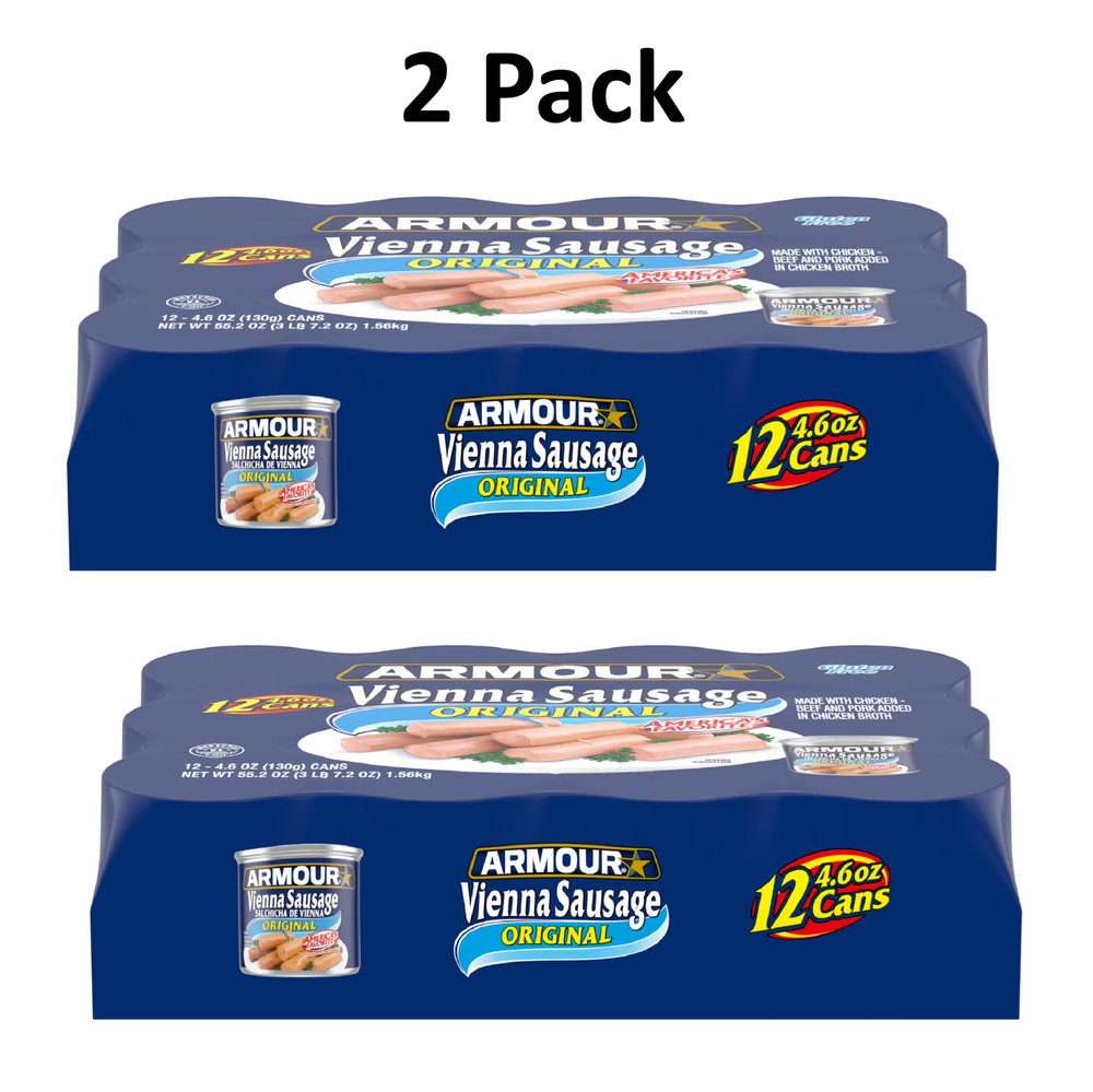 Armour Original Vienna Sausage 4.6 oz (24 Cans)