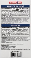 Bumble Bee Snack On The Run Protein Snack Pack 7g Protein per Box Ranch Tun…