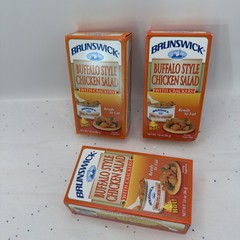 Brunswick Buffalo Chicken Salad W/ Crackers 3 Pack 3oz Bumble Bee Ready To Eat