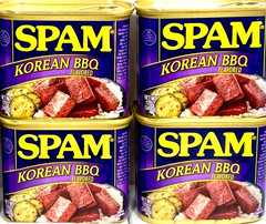 Spam Korean BBQ Luncheon Meat 12 oz ( Pack of 4 )~08/2028
