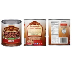 5 Cans – 1 of Each/Keystone All Natural Ground Beef, Beef, Chicken, Pork, Turkey