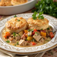 Swanson Canned Chicken a la King With White and Dark Chicken Meat, 10.5 OZ Ca…