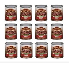(12 Cans) Keystone Meats All Natural Beef Fully Cooked 28oz No Preservatives ✅