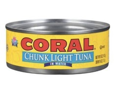 Coral Chunk Light Tuna In Water 5 Oz. (Pack Of 8)