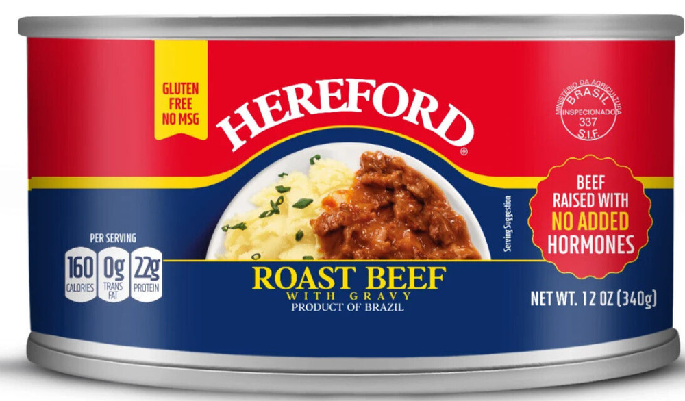 HereFord Roast Beef with Gravy Fully Cooked Ready to Serve 12 oz ( Pack of 12 )