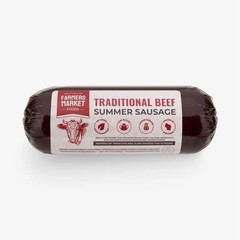 Bdl 3 Farmers Market Foods Trad. Beef Summer Sausage No Nitrates Low Sodium 12oz