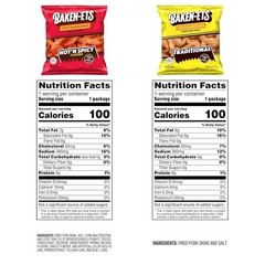 Pork Rinds, Variety Pack, 0.625 Ounce Pack of 24