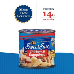 Southern Style Chicken & Dumplings – 5 Pack of 24 oz Cans – Ready-to-Eat Meal
