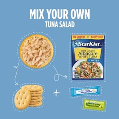 StarKist LunchToGo Albacore Mix Your Own Tuna Salad, 4.5 Ounce Kit, 12 Pack