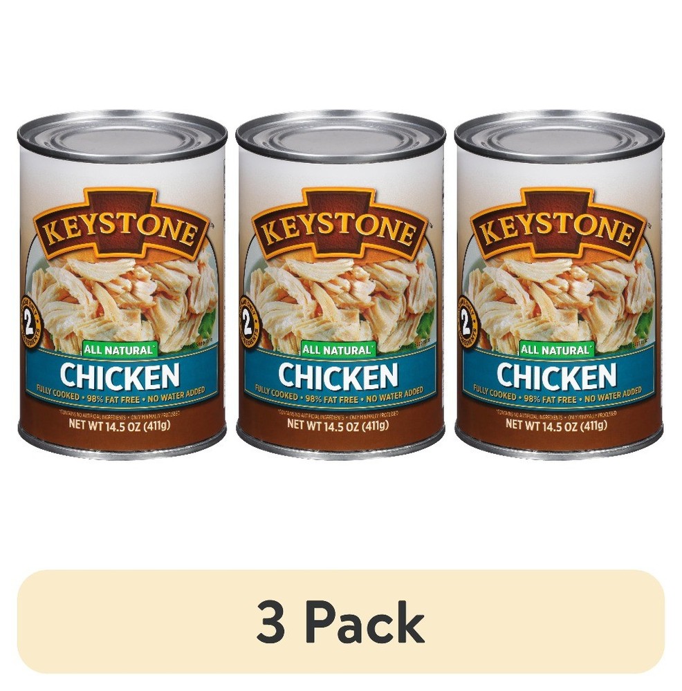 (3 pack) All Natural Chicken, 14.5 oz Can