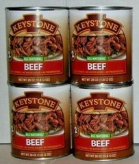 Keystone Meats All Natural Beef Fully Cooked 28oz No Preservatives Ready to Eat