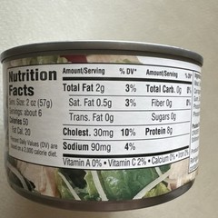 CRIDER Premium White Chicken In Water, 12.5 oz Can Lot of 6 Cans Exp JAN 2027
