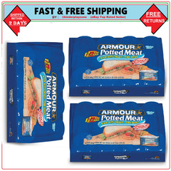 3 Pack – Armour Potted Meat Made With Chicken and Pork, 3 oz., 12 ct.