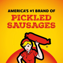 (2 Pack) PaPenrose Big Mama Pickled Sausage, 10g Protein per Sausage, 2.4 oz 6ct