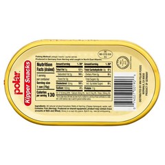 6 pack,MW Polar Smoked Boneless Herring Kipper Snacks, 3.53 oz.