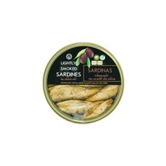 Smoked Brisling Sardines in Olive Oil – Wild Caught, Kosher, 5.6 oz, Pack of 10