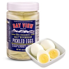 Delicious Salt ‘N Vinegar Pickled Eggs; 0g Sugar, Family-Owned Quality – 16oz