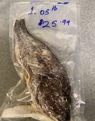 Saltfish Salted Fish Black Sea Bass Baccala Bacalao 1.05Lb Carribean Italian US