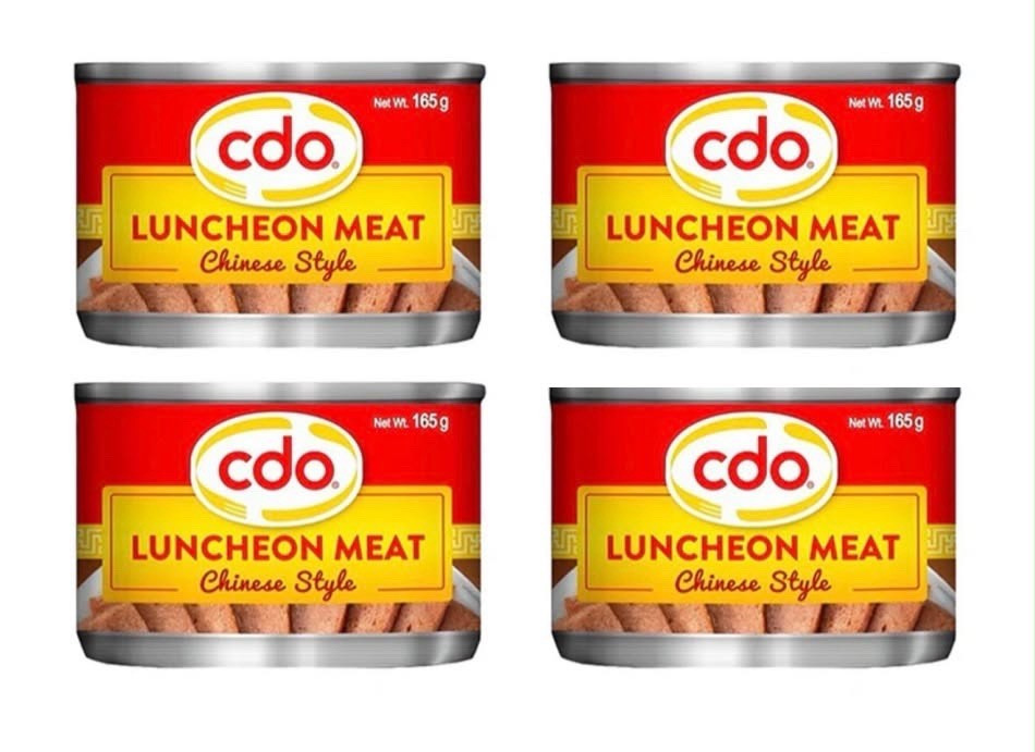 CDO Luncheon Meat Chinese Style 165g (lot of 4)