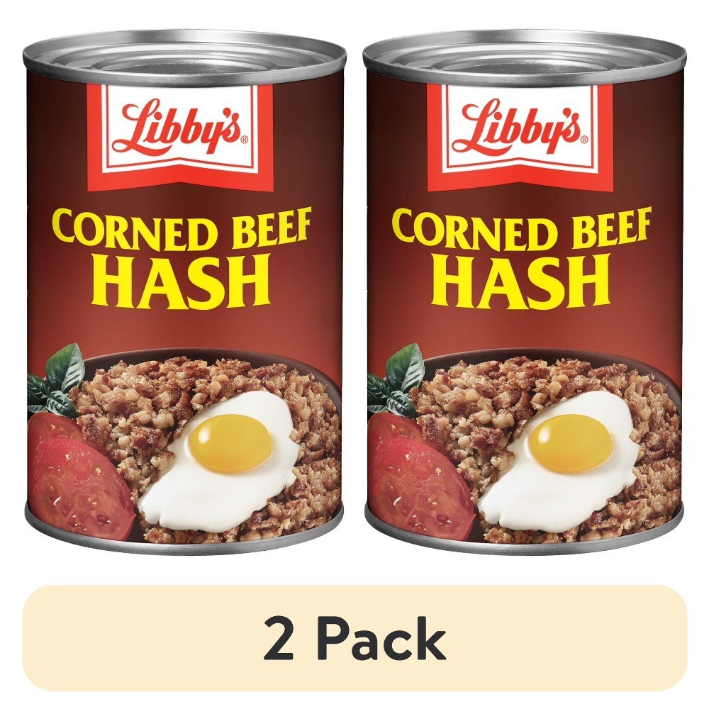 Canned Corned Beef Hash High Protein 37g Per Serving 15 oz 2 Pack