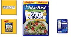 Convenient 2.6 oz Pouch of Less Sodium White Chicken – 13g Protein