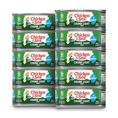 Chicken of the Sea Chunk Light Tuna in Water 5 oz. Can Pack of 10