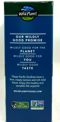 Wild Planet – Wild Pacific Sardines in Extra Virgin Olive Oil, 4.4 Ounce (6 Cou