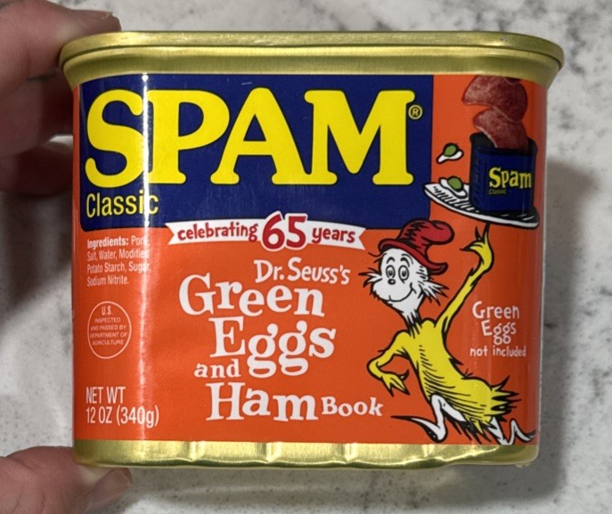Collectors edition – Green eggs And Ham Spam. One Can