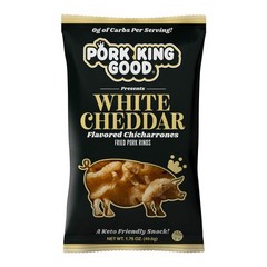 Pork King Good Rinds (Chicharrones) (White Cheddar, 4 Pack)