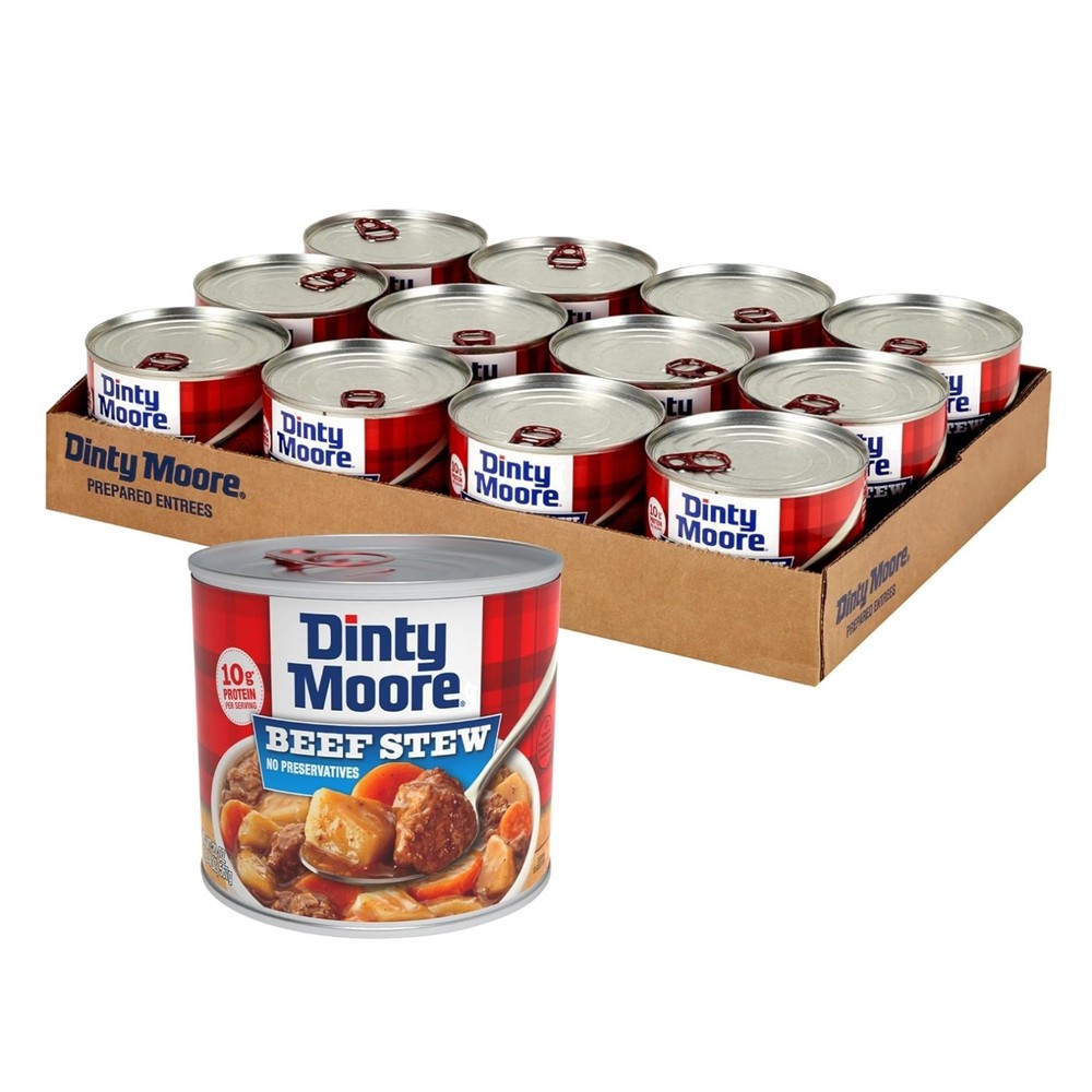 Ready-to-Eat Beef Stew, 10g Protein per Serving, Pack of 12