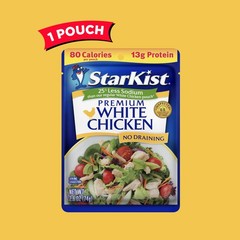 StarKist Less Sodium Premium White Chicken – 2.6 oz Ounce (Pack of 1)